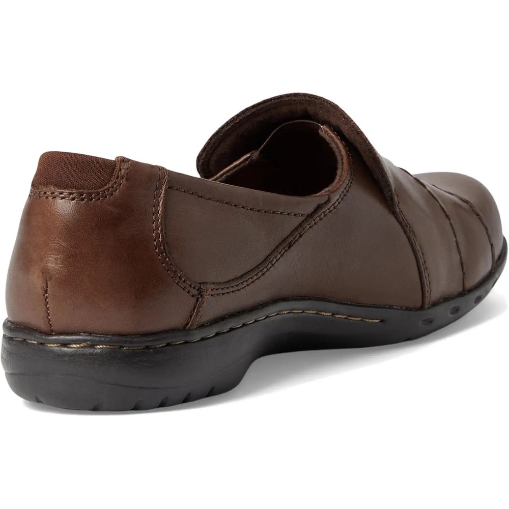 Cobb Hill by New Balance Paulette Bark Brown Leather Slip On Loafers Sz 6.5M - Picture 11 of 16